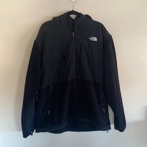 Mens Black North Face Jacket with hood XXL